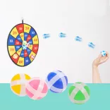 Dartboard Game with Sticky Balls