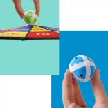 Dartboard Game with Sticky Balls