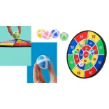 Dartboard Game with Sticky Balls