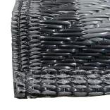 Outdoor rug, double-sided, 180 x 120 cm, gray