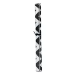 Outdoor rug, double-sided, 180 x 120 cm, black-white