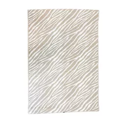Outdoor rug, double-sided, 180 x 120 cm, beige