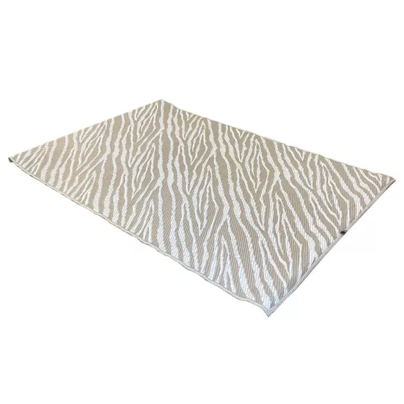 Outdoor rug, double-sided, 180 x 120 cm, beige