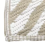 Outdoor rug, double-sided, 180 x 120 cm, beige