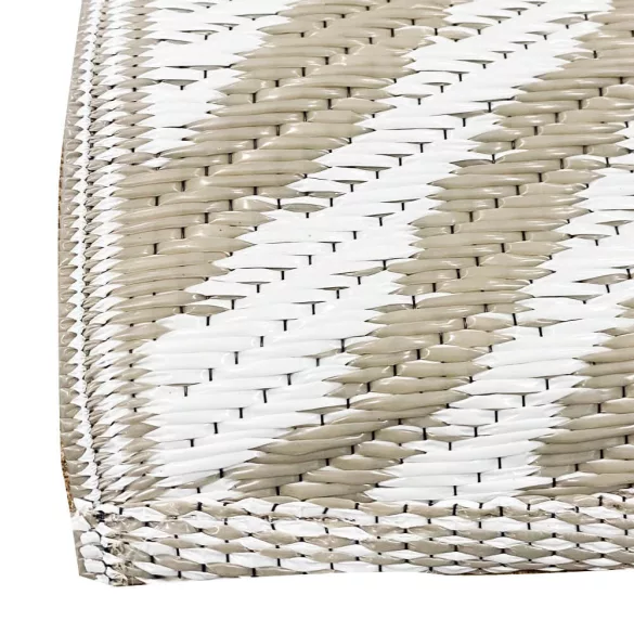 Outdoor rug, double-sided, 180 x 120 cm, beige