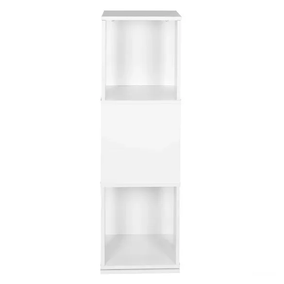 Rotating Bookshelf, 34x34x108 cm, White