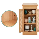 3-piece elevated dining set with storage