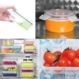 24-piece plastic food storage container set