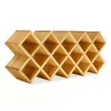 18-piece bamboo spice rack