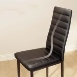 2-person dining set with glass table