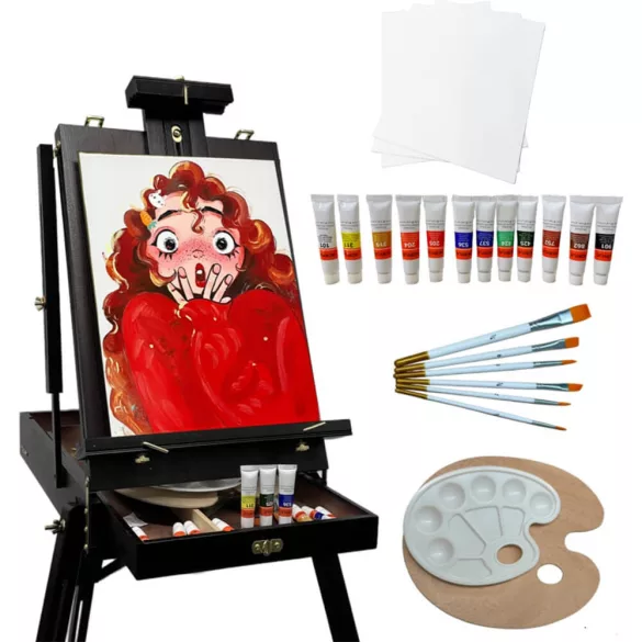 Artist Easel Set with Accessories