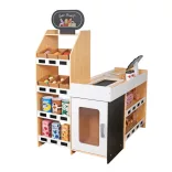 Wooden Supermarket with Accessories
