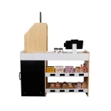 Wooden Supermarket with Accessories