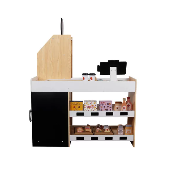 Wooden Supermarket with Accessories
