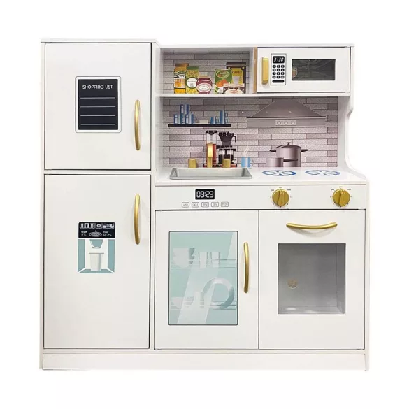Wooden Play Kitchen with Accessories