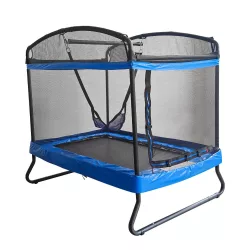 Trampoline for Kids with Swing and Safety Net