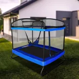 Trampoline for Kids with Swing and Safety Net
