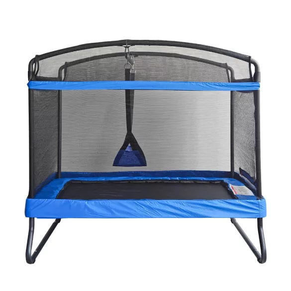 Trampoline for Kids with Swing and Safety Net