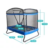 Trampoline for Kids with Swing and Safety Net