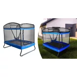 Trampoline for Kids with Swing and Safety Net