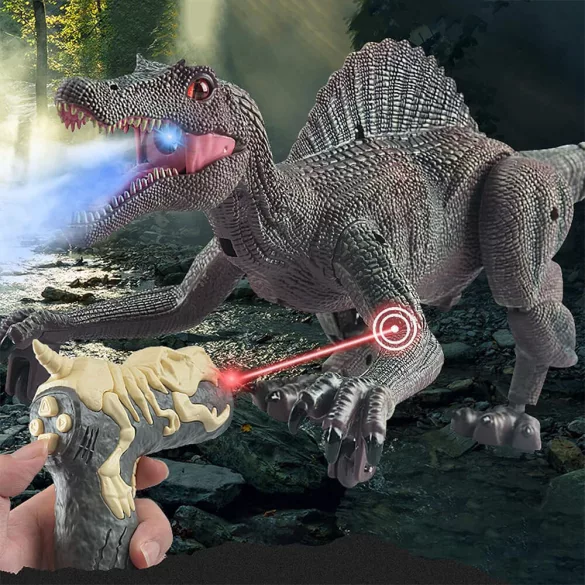 Remote Control Dinosaur Toy with Sound and Light Effects