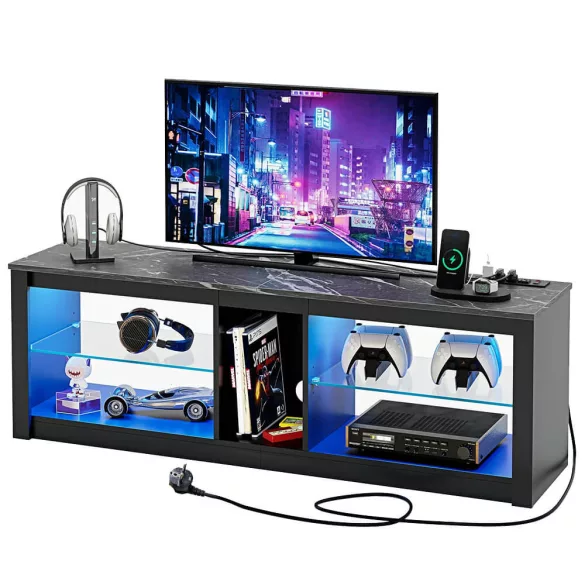TV Stand with LED Decorative Lighting