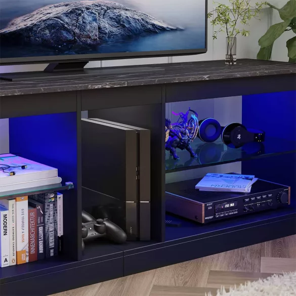 TV Stand with LED Decorative Lighting