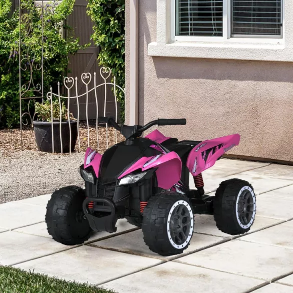 Electric Quad for Kids, 12V, Pink