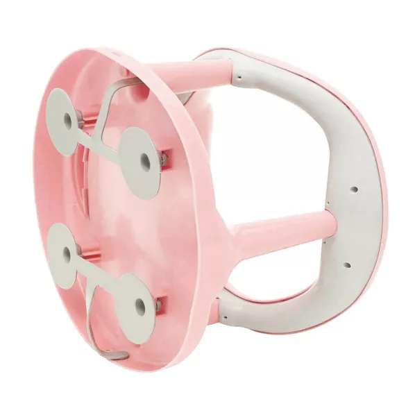 Anti-roll baby bath in pink