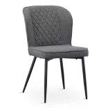 Leo Dining Chair, Set of 2, Grey
