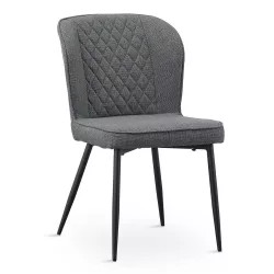 Leo Dining Chair, Set of 2, Grey