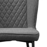 Leo Dining Chair, Set of 2, Grey