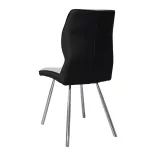 Lisa Dining Chair Set of 2, Grey-Black