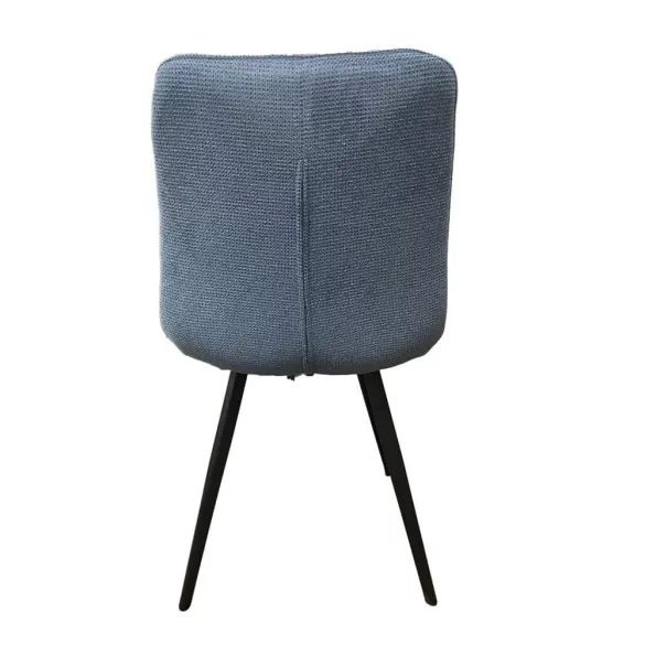 Zoe Dining Chair Set of 2, Steel Blue
