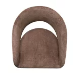 Luna 2-piece chair set dark brown
