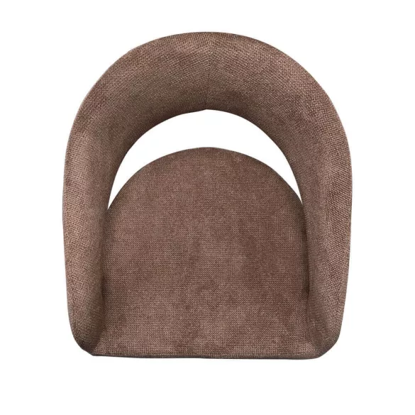 Luna 2-piece chair set dark brown