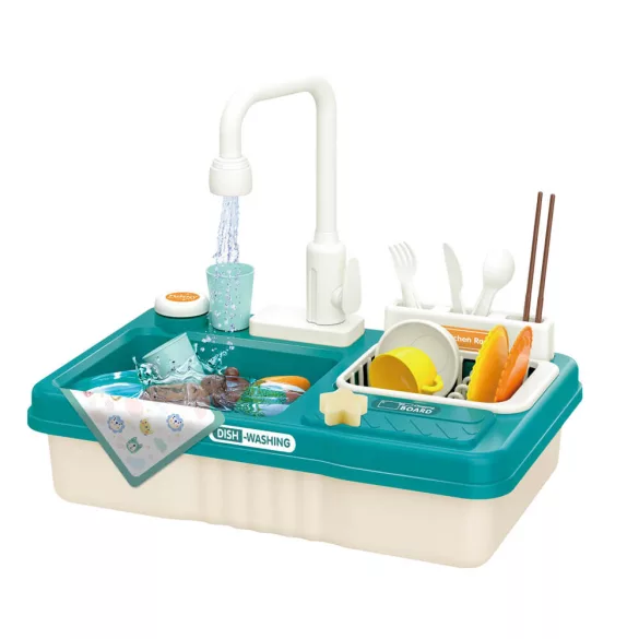 Play Sink Set, 23 Pieces Blue