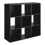 9-Cube Storage Shelf with 3 Baskets