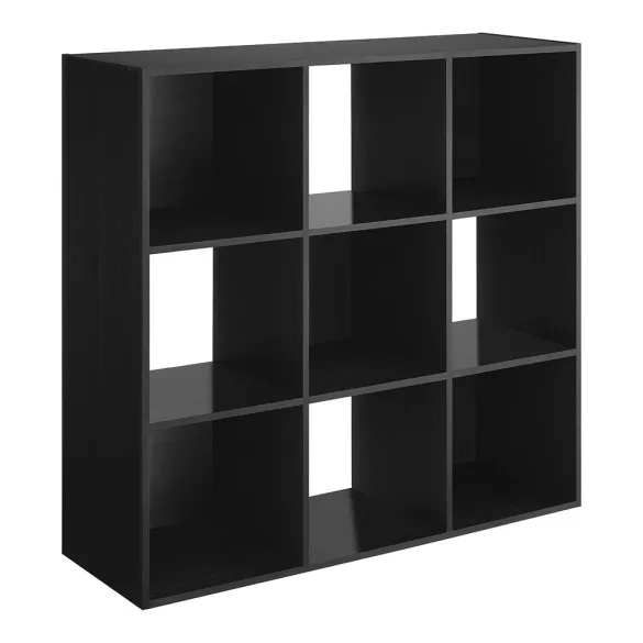9-Cube Storage Shelf with 3 Baskets