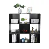 9-Cube Storage Shelf with 3 Baskets