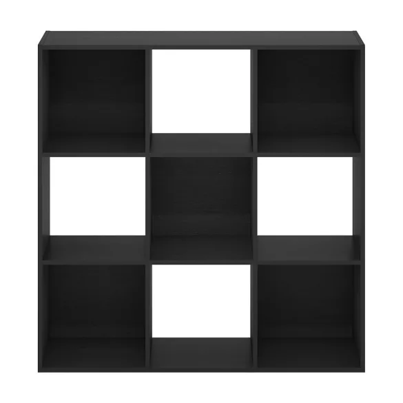9-Cube Storage Shelf with 3 Baskets