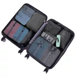 Luggage Organizer Set 8 Pieces, Black