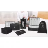 Luggage Organizer Set 8 Pieces, Black