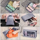 Luggage Organizer Set 8 Pieces, Gray