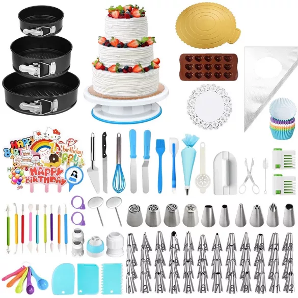Cake Baking and Decorating Set 379 Pieces