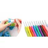 Crochet Hook Set with Accessories in Case