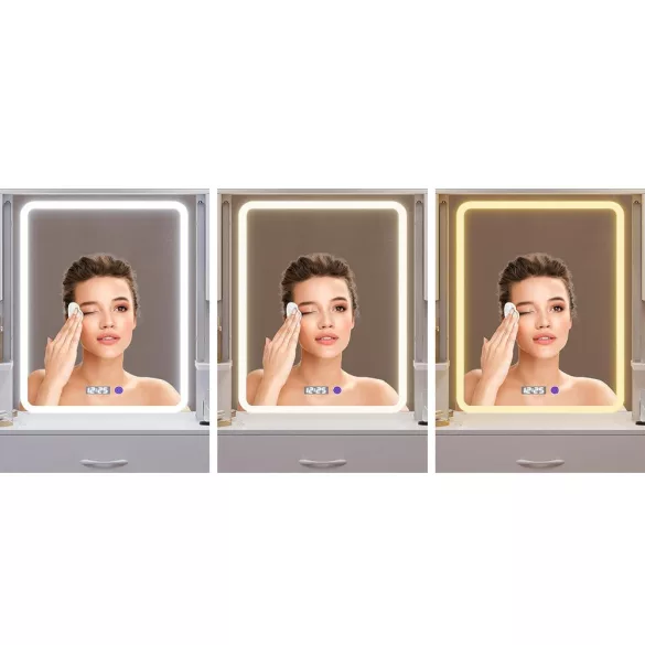 California Vanity Table, White