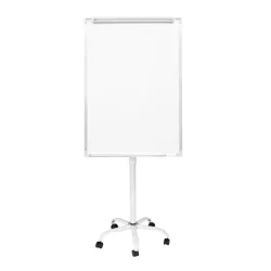 Mobile Magnetic Plastic Flipchart Board 70x100 cm