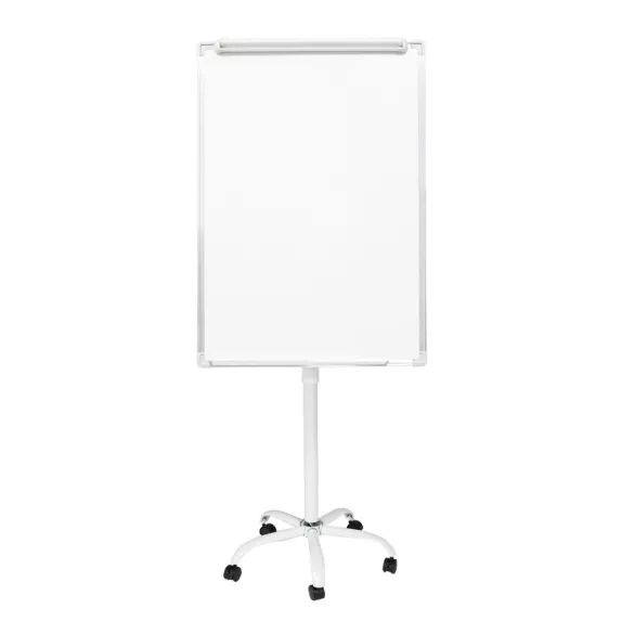 Mobile Magnetic Plastic Flipchart Board 70x100 cm