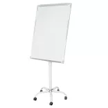 Mobile Magnetic Plastic Flipchart Board 70x100 cm